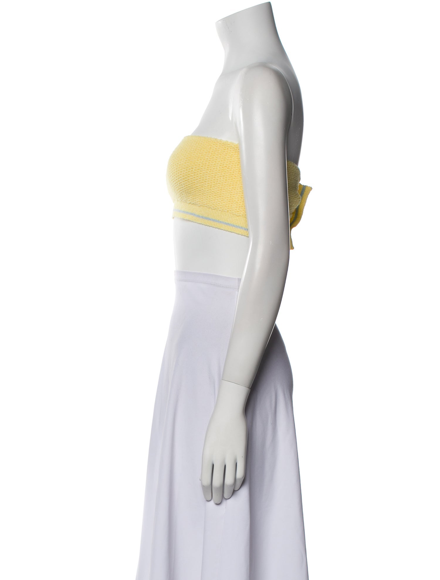 Jacquemus Strapless Crop Top